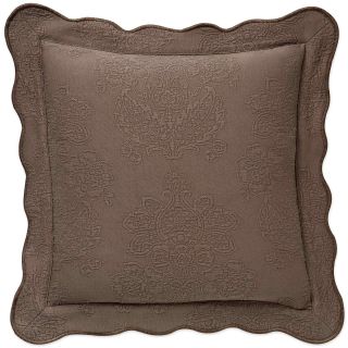 ROYAL VELVET Abigail Square Decorative Pillow, Taupe Essence