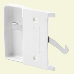 Prime Line Sliding Screen Door Latch and Pull White A 205