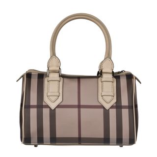 Burberry '3690441' Small Smoked Check Bowler Bag Burberry Designer Handbags