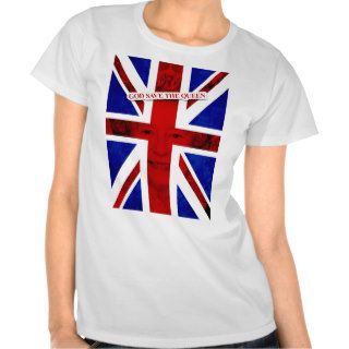 GOD KNOWS THE QUEEN UK Edition T shirt