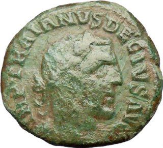 TRAJAN DECIUS RARE 249AD Dacia Legions V & XIII Ancient Roman Coin Eagle & LION 