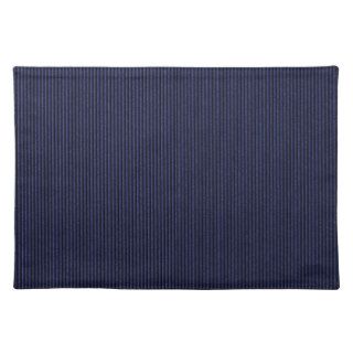 Blue Corduroy Fabric. Fashion Pattern. Place Mat
