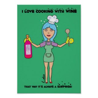 Funny Chef's Surprise personalized posters