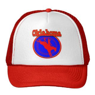 Oklahoma rodeo cap mesh hats