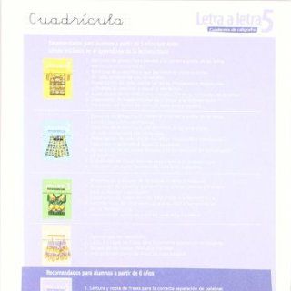 Letra a letra Cuadricula / Letter by Letter Grid (Cuadernos De Caligrafia / Calligraphy Workbook) (Spanish Edition) Ramiro Cabello Sanchez 9788421639764 Books