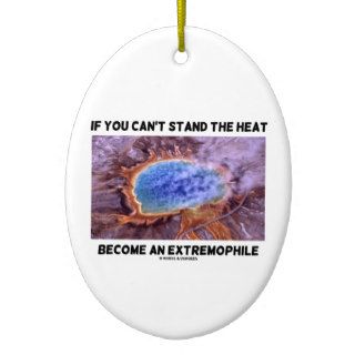 If You Can't Stand The Heat Become An Extremophile Ornaments