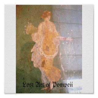 Paintings of Pompeii Italy, Lost Art of Pompeii Poster