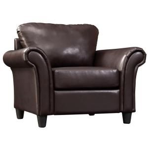 HomeSullivan Chocolate Club Chair 409905 1TL[CHR]