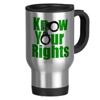 KNOW YOUR RIGHTS   police state/prison/drug war Mug