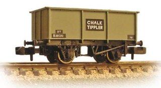Graham Farish N Scale 377 276 27 Ton Steel Tippler Wagon 'Chalk' Toys & Games