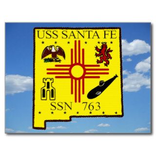 USS Santa Fe (SSN 763) Post Cards