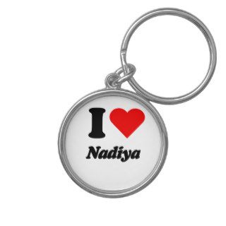 I love heart Nadiya Key Chain