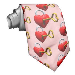 Key To My Heart T shirts and Gifts Custom Tie
