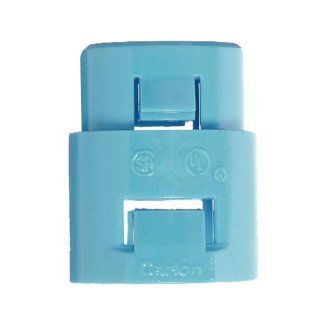 Thomas & Betts A253E CAR 3/4 Inch ENT Smurf Terminator Adapter, Blue   Conduit Fittings  