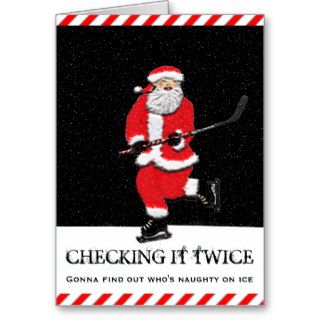 hockey holiday cards