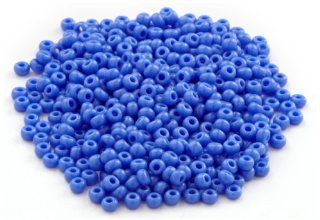 Beaders Paradise LTS254 Czech Glass Opaque Royal Blue 10/0 Seed Beads in a Tube
