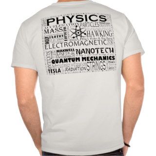 Physics Atom T shirt on Light background