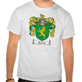FARRELL FAMILY CREST    FARRELL COAT OF ARMS TEE SHIRTS