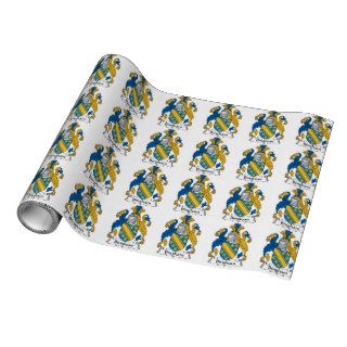 Bingham Family Crest Wrapping Paper