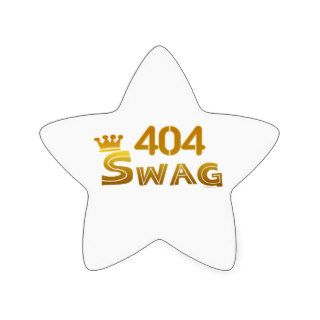 404 Georgia Swag Star Sticker