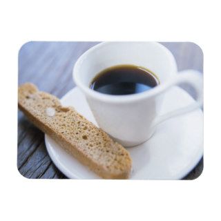 Coffee and Biscotti Rectangle Magnets