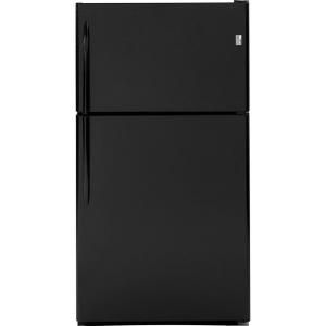 GE Profile 24.6 cu. ft. Top Freezer Refrigerator in Black PTS25LHSBB