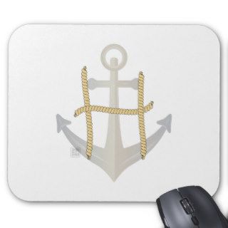 Anchor and Rope Typeface – Letter H Mouse Pads