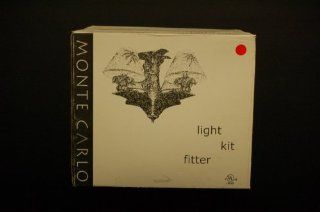 Monte Carlo Light Kit or Chandelier   Ceiling Fan Light Kits  