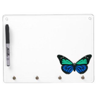 Blue green butterfly clip art Dry Erase board