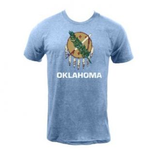 UGP Campus Apparel Oklahoma State Flag Mens T Shirt Clothing