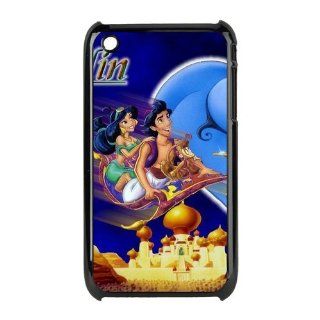 Cute Cartoon Aladdin iPhone 3 Case Hard Back Cover Case for Apple iPhone 3 Cell Phones & Accessories