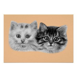 Kittens Painting Posters