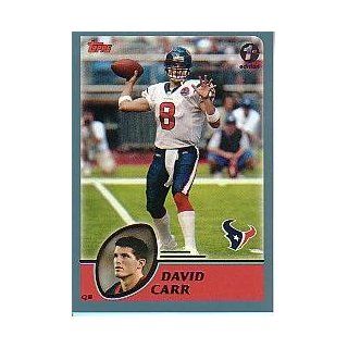 2003 Topps First Edition #268 David Carr Sports Collectibles