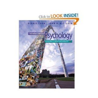 Introduction to Psychology 13th (thirteen edition) Dennis Coon, John O. Mitterer Books