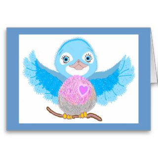 Bluebird of Happiness Card