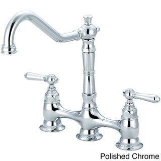 Pioneer Americana Series Two handle Bridge Kitchen Faucet Pioneer Kitchen Faucets