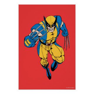 Wolverine Yellow Suit   XMEN Posters