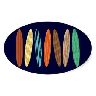 Customizable Surfboards Stickers