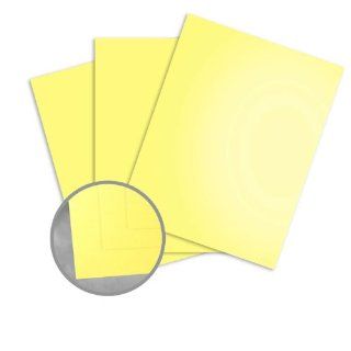 Splendorlux Yellow Paper   27 1/2 x 39 3/8 in 11.5 pt Cover Pearl C/1S 125 per Package  Multipurpose Paper 