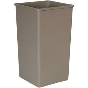 Rubbermaid Commercial Products 50 gal. Beige Untouchable Trash Container RCP 3959 BEI