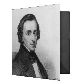 Frederic Chopin, after Ary Scheffer 3 Ring Binder
