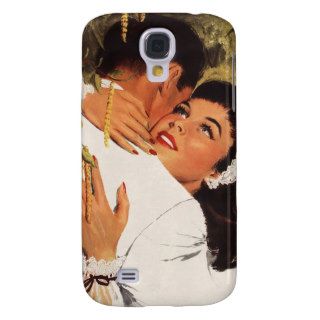 Vintage Love Romance, Couple in a Loving Embrace Samsung Galaxy S4 Case