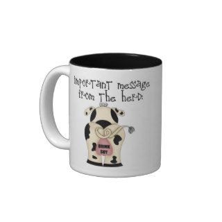 Message The Herd, Drink Soy Mug