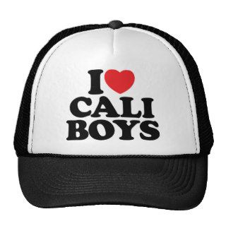 I Love Cali Boys Mesh Hats