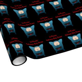 Personalized Lil Monster Wrapping Paper