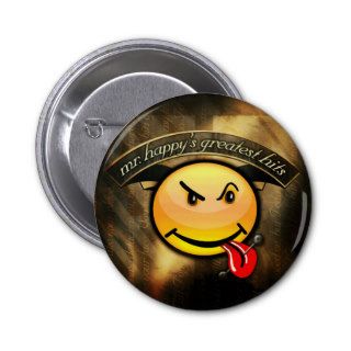 Mr. Happy CD Cover Button