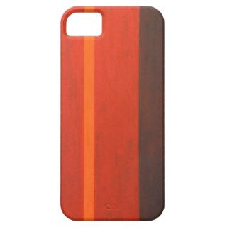 Thin Orange Band (geometric minimal expressionism) iPhone 5 Case