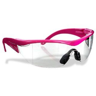 Safety Girl SC 282 Polycarbonate Navigator Safety Glasses, Clear Lens, Pink Frame
