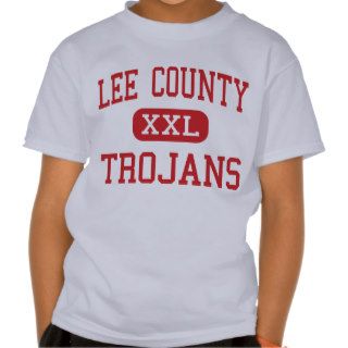 Lee County   Trojans   Middle   Leesburg Georgia Tee Shirt