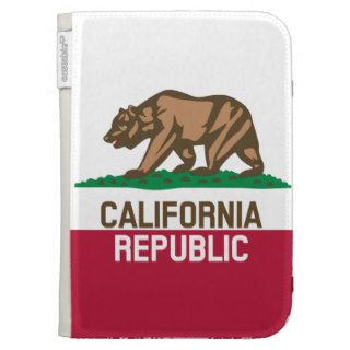 CALIFORNIA REPUBLIC State Flag Fitted Designs Kindle Keyboard Cases